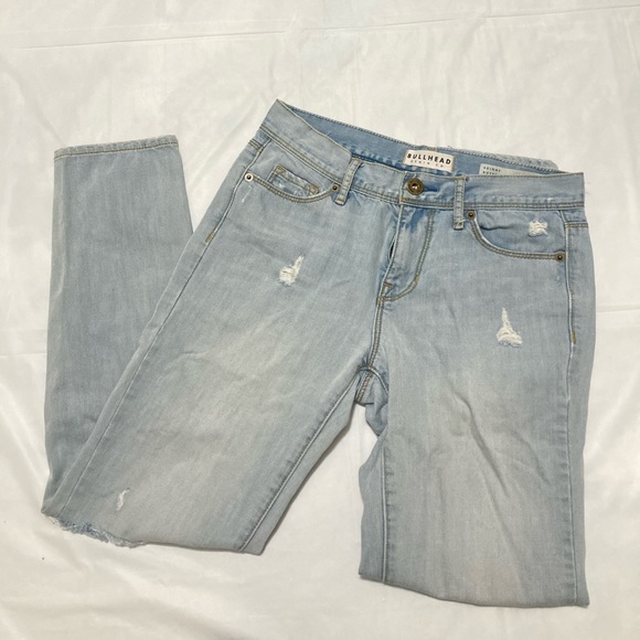 Distressed Boyfriend Jeans - Picture 1 of 4